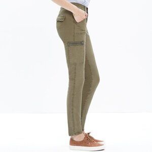 Madewell Skinny Cargo Fatigue Zip Pocket Pants (Size 24)